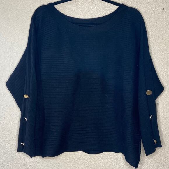 New Directions Black Dolman Sweater Size XL New With Tags - Picture 8 of 8